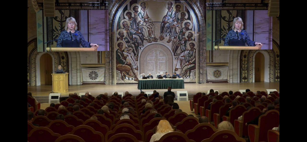 Вице-премьер Ольга Макеева приняла участие в XXVII Всемирном русском народном соборе «К 80-летию Победы. Защитники Отечества: военный и духовный подвиг» Вице-премьер Ольга Макеева приняла участие в XXVII Всемирном русском народном соборе «К 80-летию Победы. Защитники Отечества: военный и духовный подвиг»