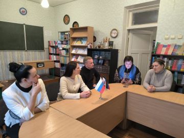 Встречи с трудовыми коллективами в Ленинском районе города Донецка продолжаются