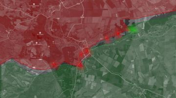 «На Харьковском направлении российские войска, продвинувшись в Волчанске, продолжили наступать и в районе соседнего Цегельного, захватив населенный пункт