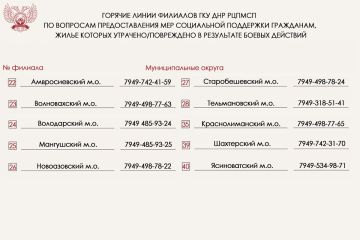 Жители Республики могут подать заявление на предоставление мер социальной поддержки за утраченное или поврежденное жилье, а также за утраченное имущество во всех Филиалах Республиканского центра по предоставлению мер...