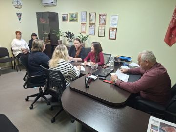 Состоялась встреча руководителя Управы Ильичевского района города Мариуполь Скударь Владимира с сотрудниками Управы