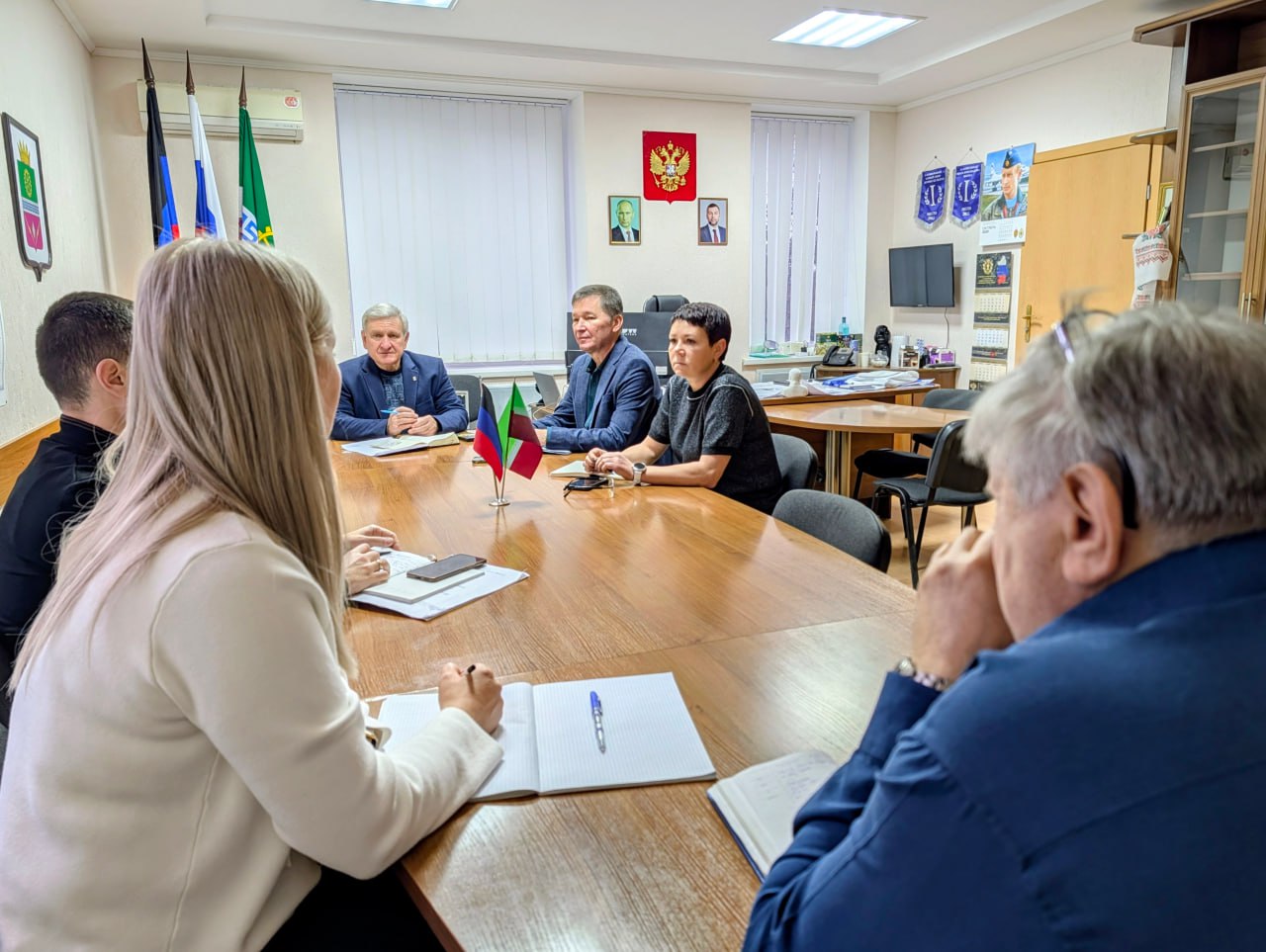 Глава муниципального образования Старобешевский муниципальный округ Николай Михайлов провел оперативное совещание по текущим вопросам Глава муниципального образования Старобешевский муниципальный округ Николай Михайлов провел оперативное совещание по текущим вопросам