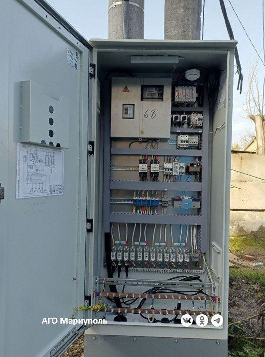 На левобережье Мариуполя энергетики устранили неполадки в сетях наружного освещения На левобережье Мариуполя энергетики устранили неполадки в сетях наружного освещения