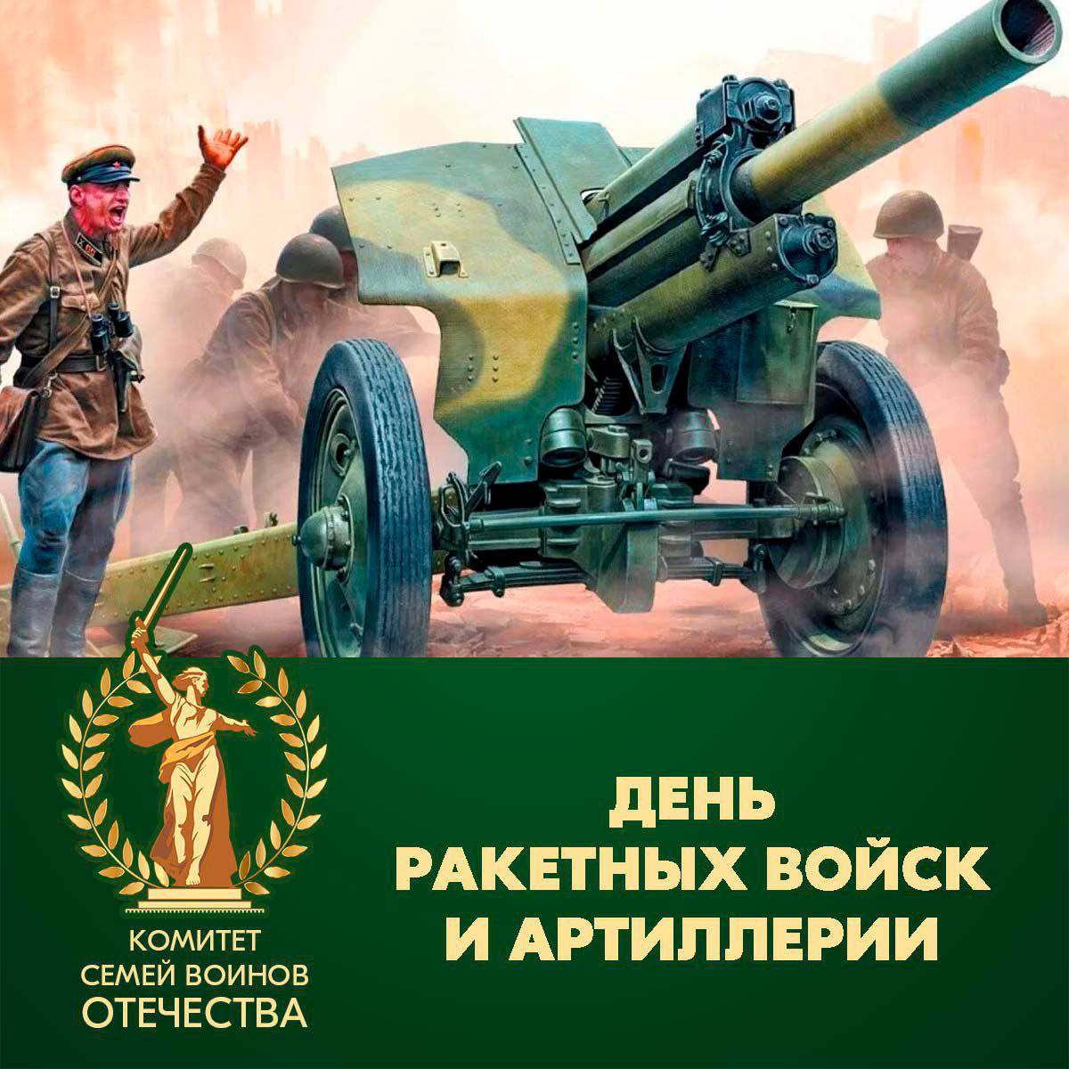 Дорогие бойцы ракетных войск и артиллерии, наши защитники Родины!