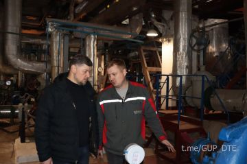 РУКОВОДИТЕЛЬ ДОНЕЦКОГО ФИЛИАЛА «ДОНБАССТЕПЛОЭНЕРГО» ПОСЕТИЛ ОДНУ ИЗ РАНЕЕ ОСТАНОВЛЕННЫХ КОТЕЛЬНЫХ В БУДЕННОВСКОМ РАЙОНЕ ДОНЕЦКА