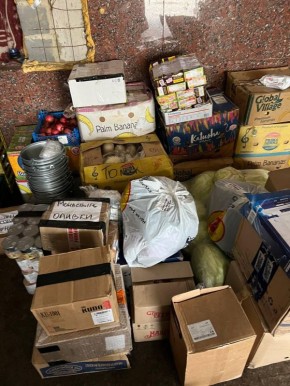 Севастопольские волонтеры доставили гумпомощь в Свято-Успенский Николо-Васильевский монастырь в Волновахском округе