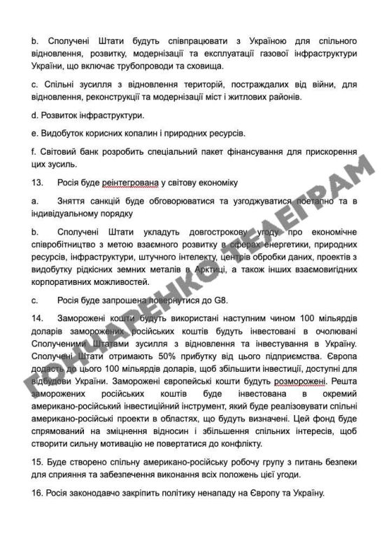 СМИ публикуют те самые "28 пунктов мирного плана США": СМИ публикуют те самые "28 пунктов мирного плана США":