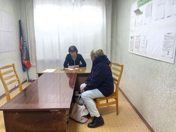 Заместитель главы администрации, Елена Крюкова, провела прмем граждан