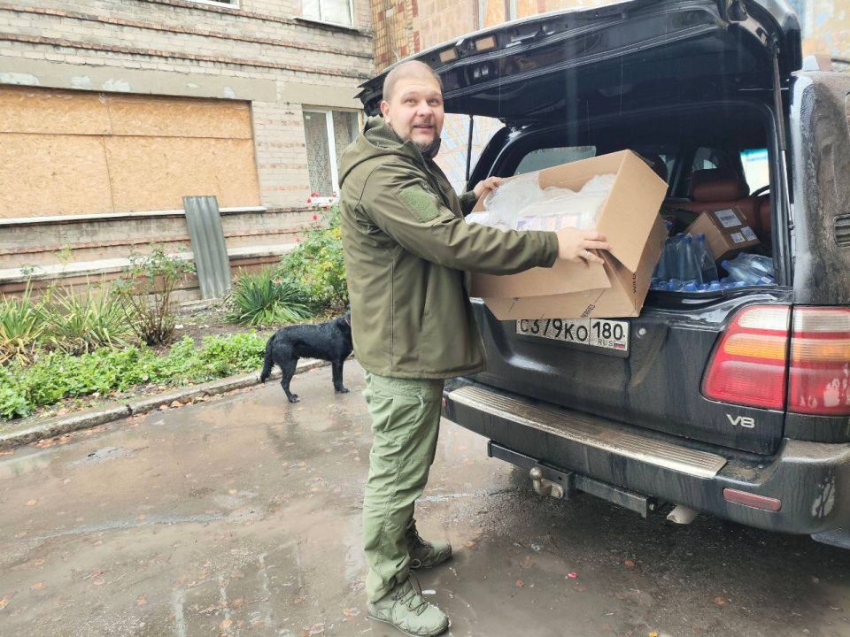 Партийцы Единой России посетили освобождённый Украинск Партийцы Единой России посетили освобождённый Украинск
