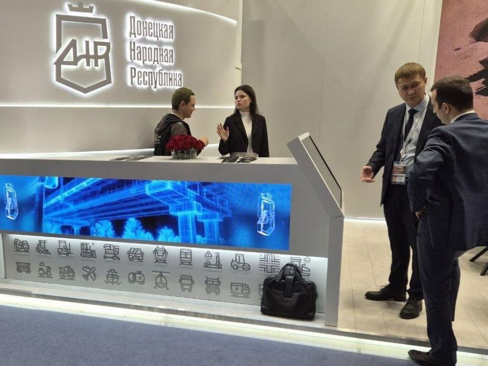 Александр Бондаренко: На Транспортной неделе Донецкая Народная Республика была представлена ярким выставочным стендом Александр Бондаренко: На Транспортной неделе Донецкая Народная Республика была представлена ярким выставочным стендом