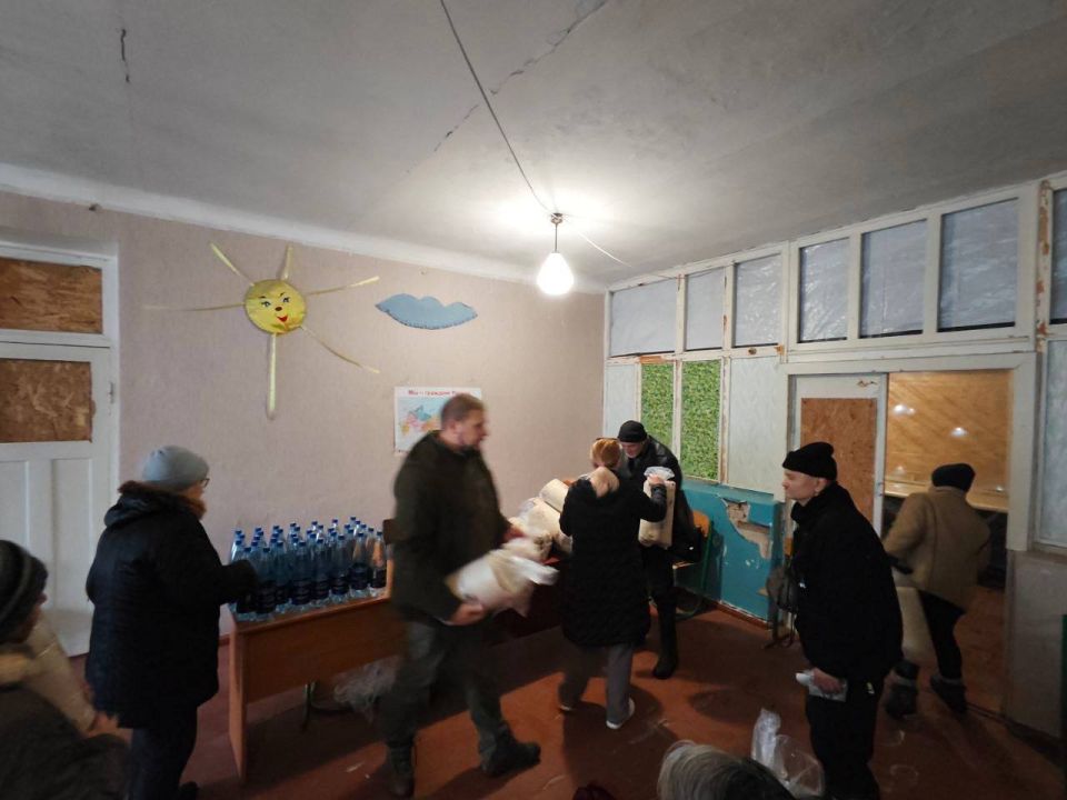 Партийцы Единой России посетили освобождённый Украинск Партийцы Единой России посетили освобождённый Украинск