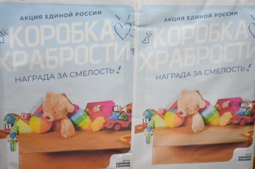 Глава муниципального образования городского округа Дебальцево Сергей Желновач присоединился к благотворительной акции «Коробка храбрости»