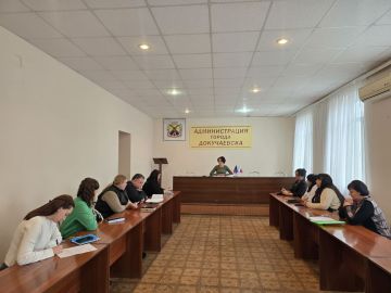 В Докучаевске продолжается работа Штаба по вопросам здравоохранения, созданного по поручению Главы ДНР Дениса Пушилина