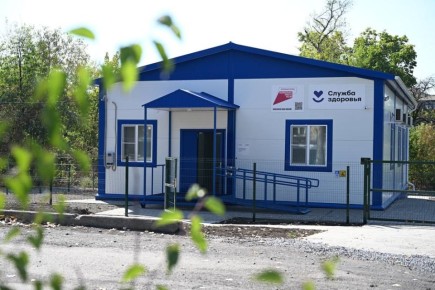 Более 200 человек обратились за медицинской помощью в новый фельдшерско-акушерский пункт в городском округе Торез