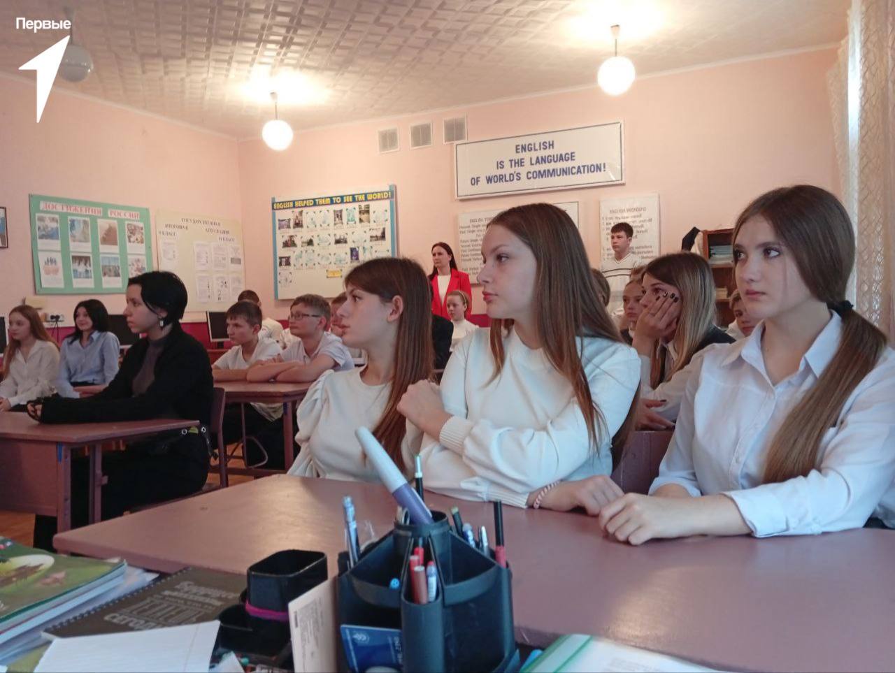 В Приморской школе Новоазовского округа прошла агитационная встреча! В Приморской школе Новоазовского округа прошла агитационная встреча!