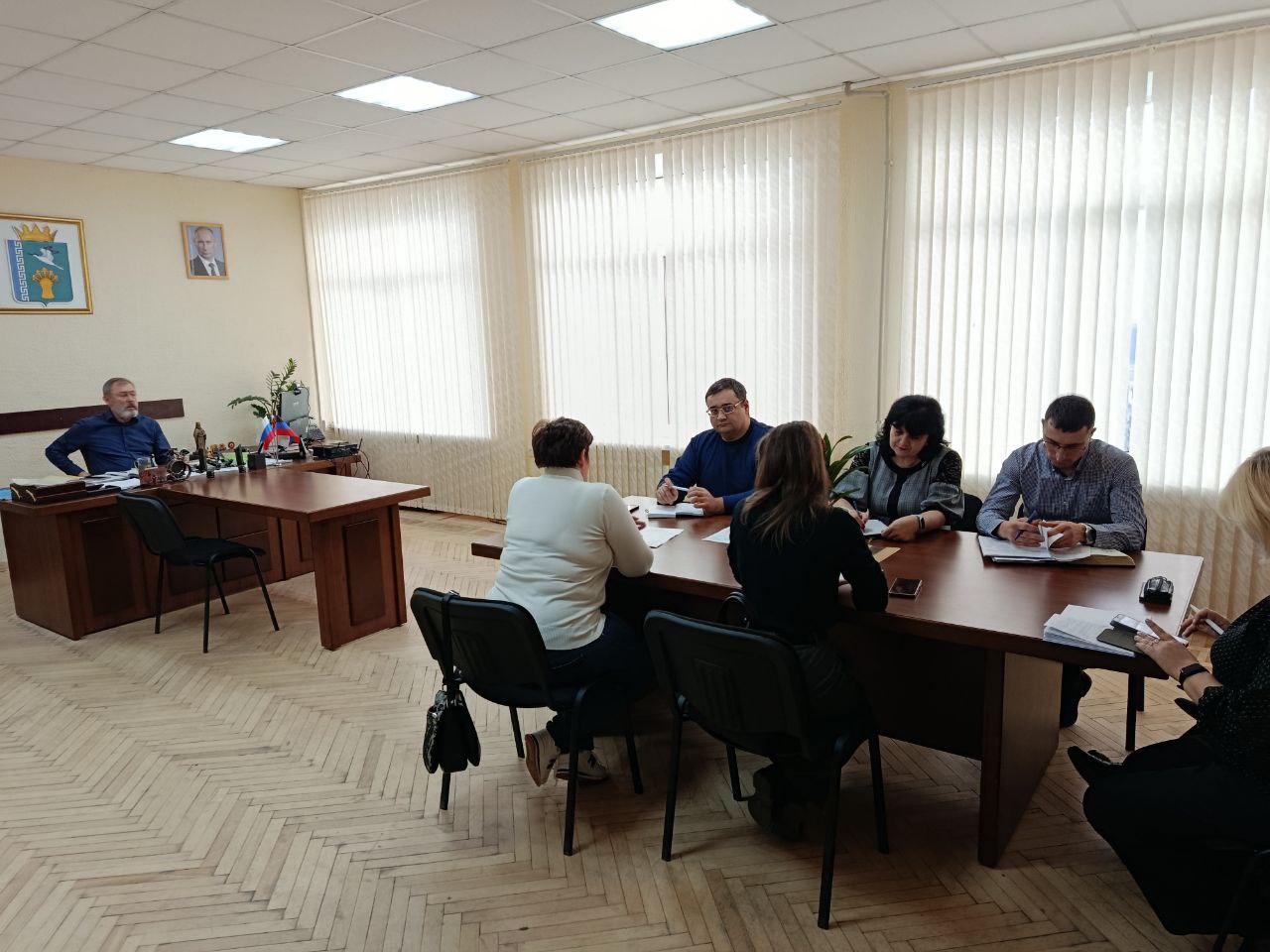 Сегодня в администрации Мангушского муниципального округа, под председательством Главы Мангушского муниципального округа Бориса Владимировича Тримы состоялось заседание межведомственной рабочей группы по вопросам охраны... Сегодня в администрации Мангушского муниципального округа, под председательством Главы Мангушского муниципального округа Бориса Владимировича Тримы состоялось заседание межведомственной рабочей группы по вопросам охраны...