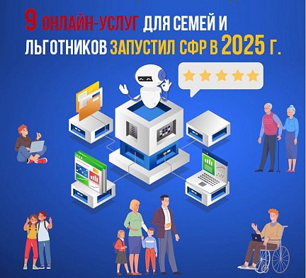 9 онлайн-услуг для семей и льготников запустил Соцфонд в 2025 г
