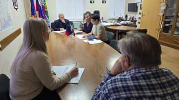 Глава муниципального образования Старобешевский муниципальный округ Николай Михайлов провел оперативное совещание по текущим вопросам