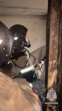 Пожар в Макеевке едва не убил женщину, МЧС успели в последний момент