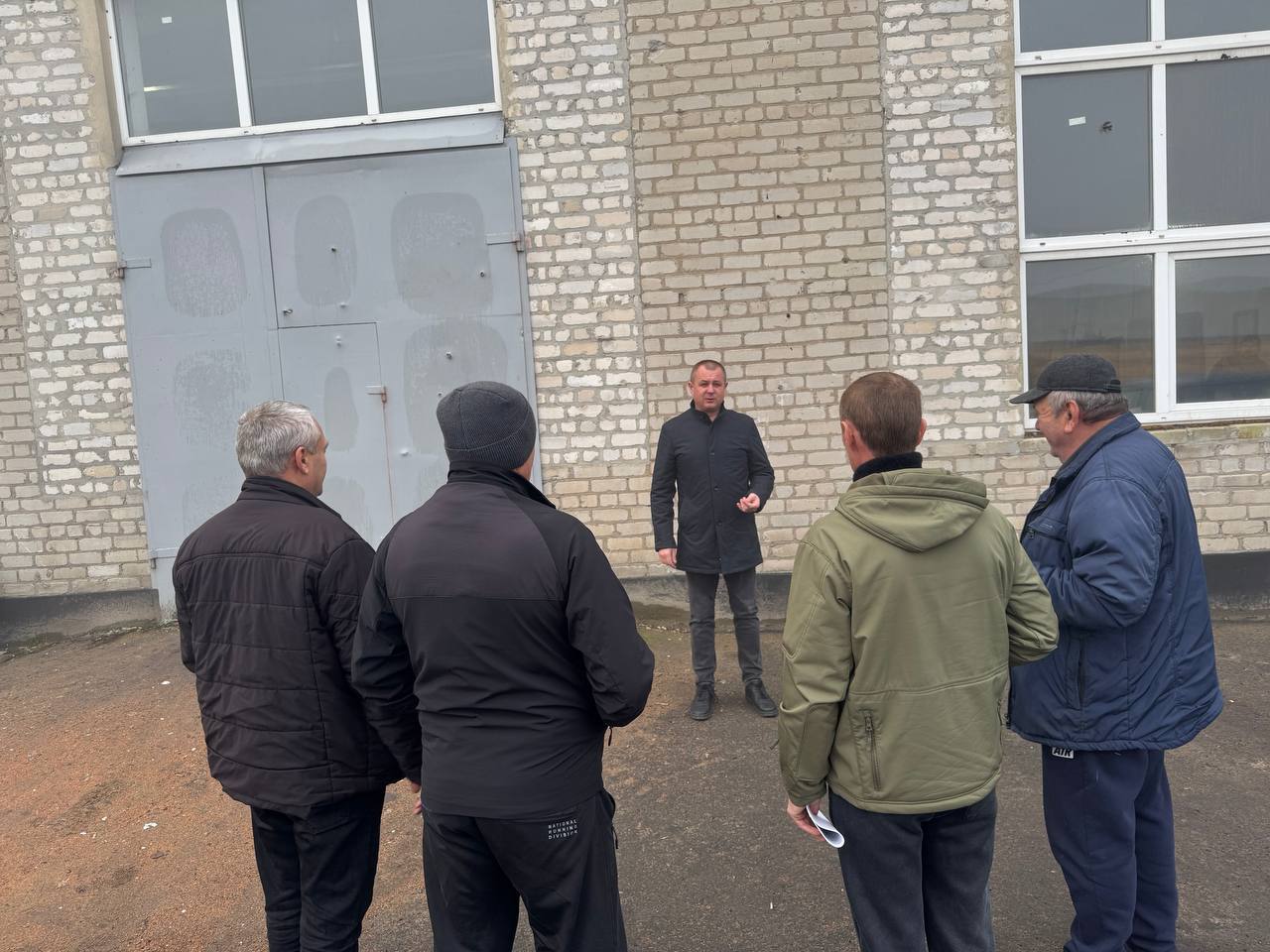 Сегодня состоялась встреча с работниками механизированной бригады в городе Волноваха