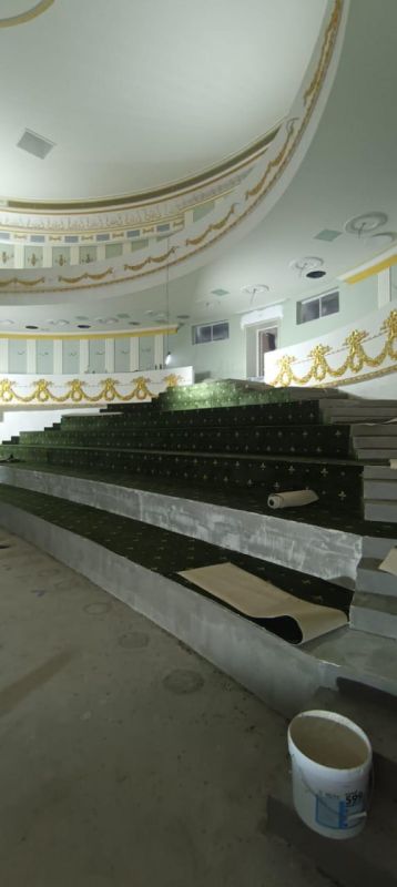 В Мариуполе продолжаются работы по восстановлению Русского драматического театра В Мариуполе продолжаются работы по восстановлению Русского драматического театра