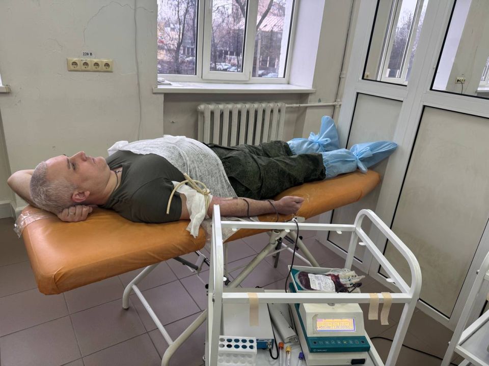 Сотрудники СК России из Донецкой Народной Республики сдали донорскую кровь