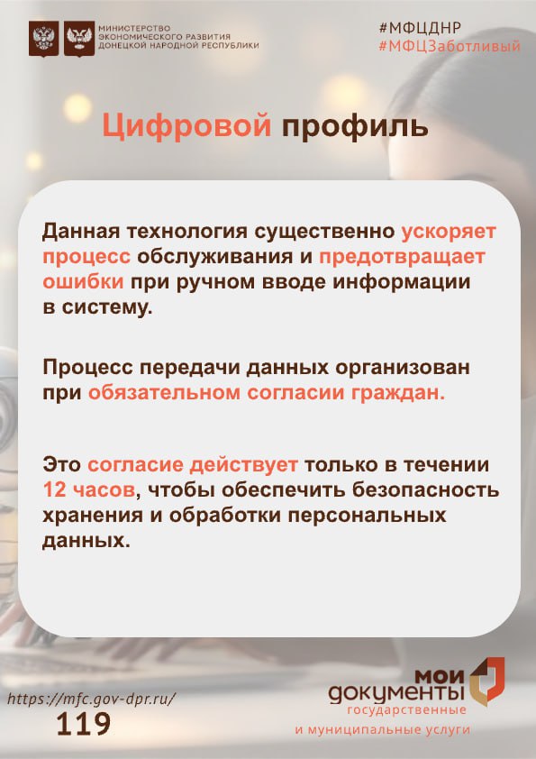 Цифровой профиль гражданина (ЦПГ) Цифровой профиль гражданина (ЦПГ)