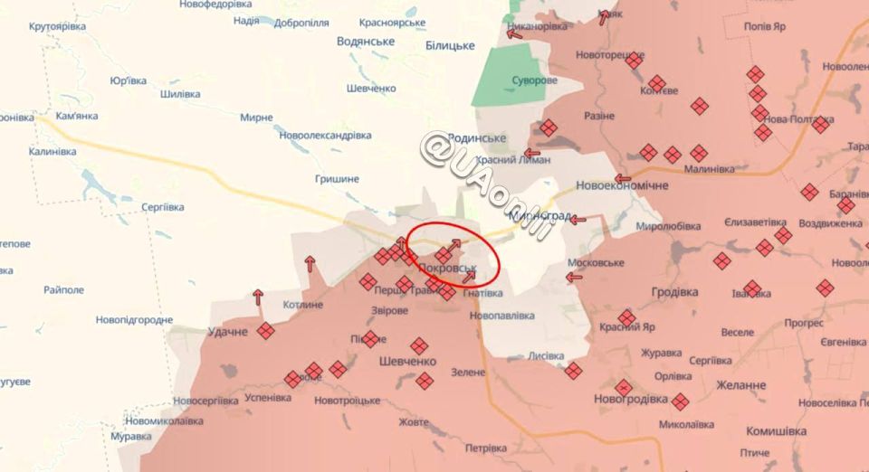 «Закончились бои за Покровск, город пал и захвачен россиянами» - BILD