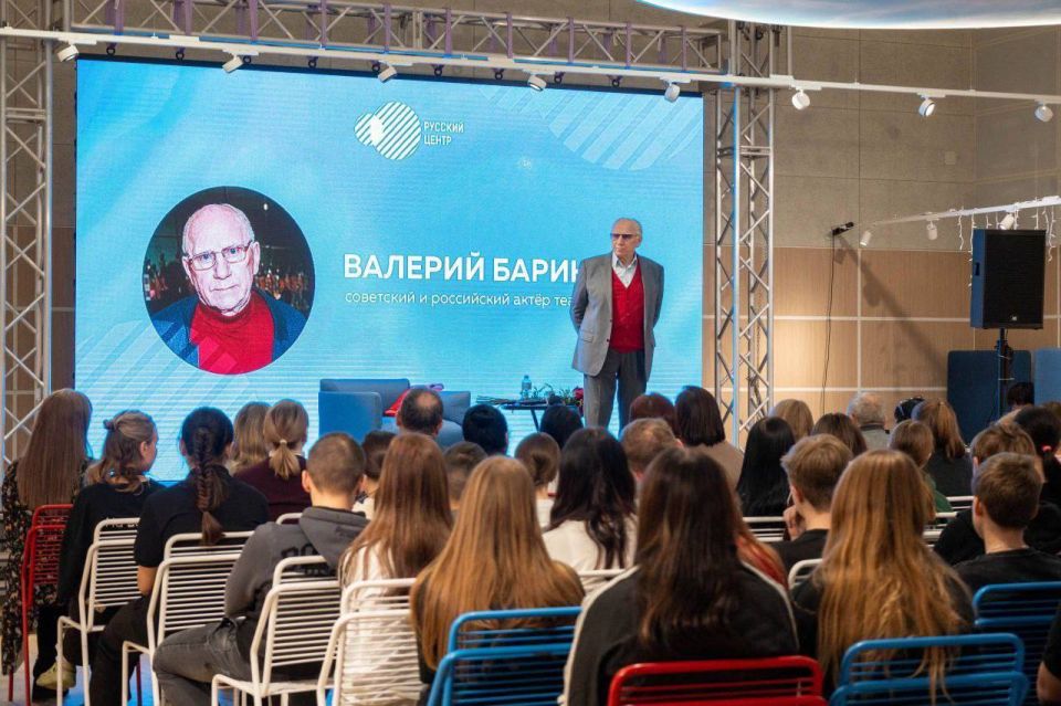 По мотивам встречи с Народным артистом России Валерием Бариновым По мотивам встречи с Народным артистом России Валерием Бариновым