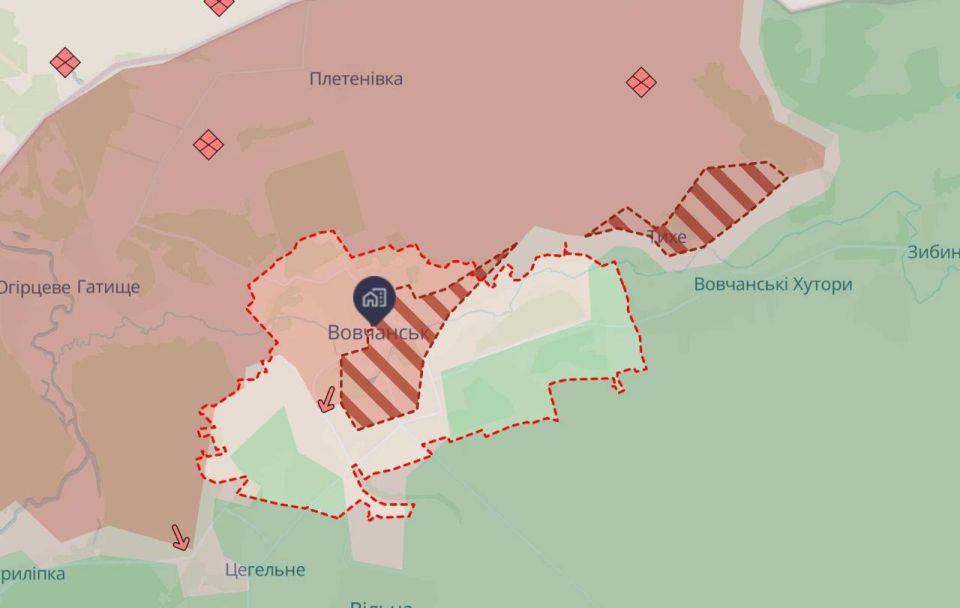 ВС РФ зашли в Ямполь, а также впервые за длительное время продвинулись в Волчанске, — украинские ресурсы ВС РФ зашли в Ямполь, а также впервые за длительное время продвинулись в Волчанске, — украинские ресурсы