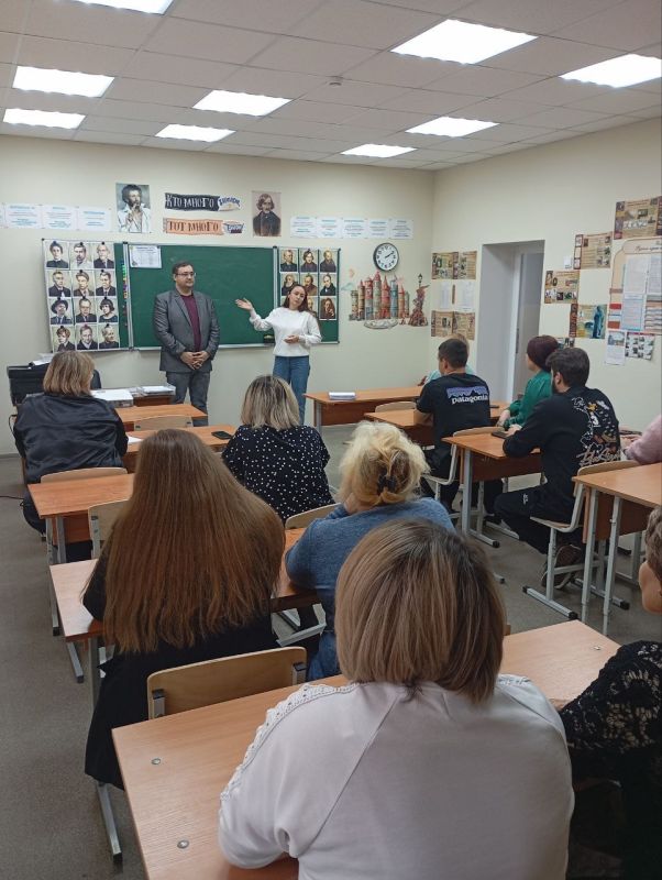 Рабочая встреча в Приазовской школе Рабочая встреча в Приазовской школе
