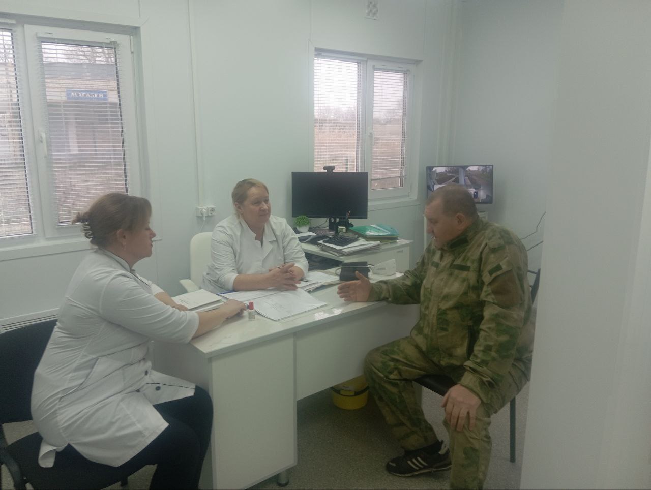 Заведующий Солнцевским территориальным сектором Сергей Сеферов провёл встречу с трудовым коллективом Солнцевского ФАПа