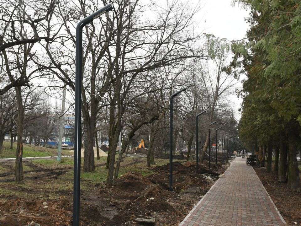 В Кировском парке продолжается масштабное обновление южной части В Кировском парке продолжается масштабное обновление южной части