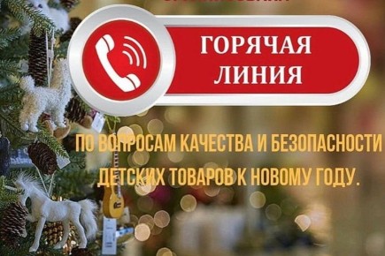 Горячая линия по вопросам качества и безопасности детских товаров