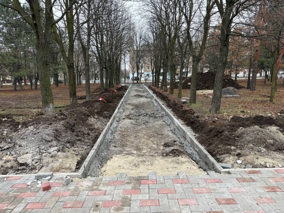 В Кировском парке продолжается масштабное обновление южной части В Кировском парке продолжается масштабное обновление южной части