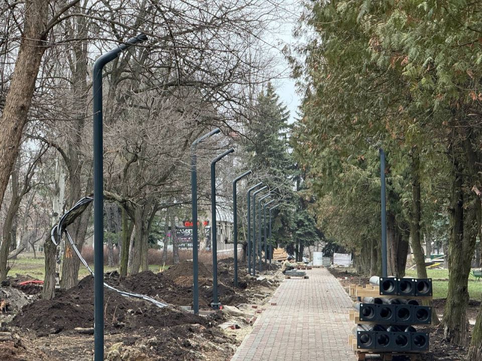 В Кировском парке продолжается масштабное обновление южной части В Кировском парке продолжается масштабное обновление южной части