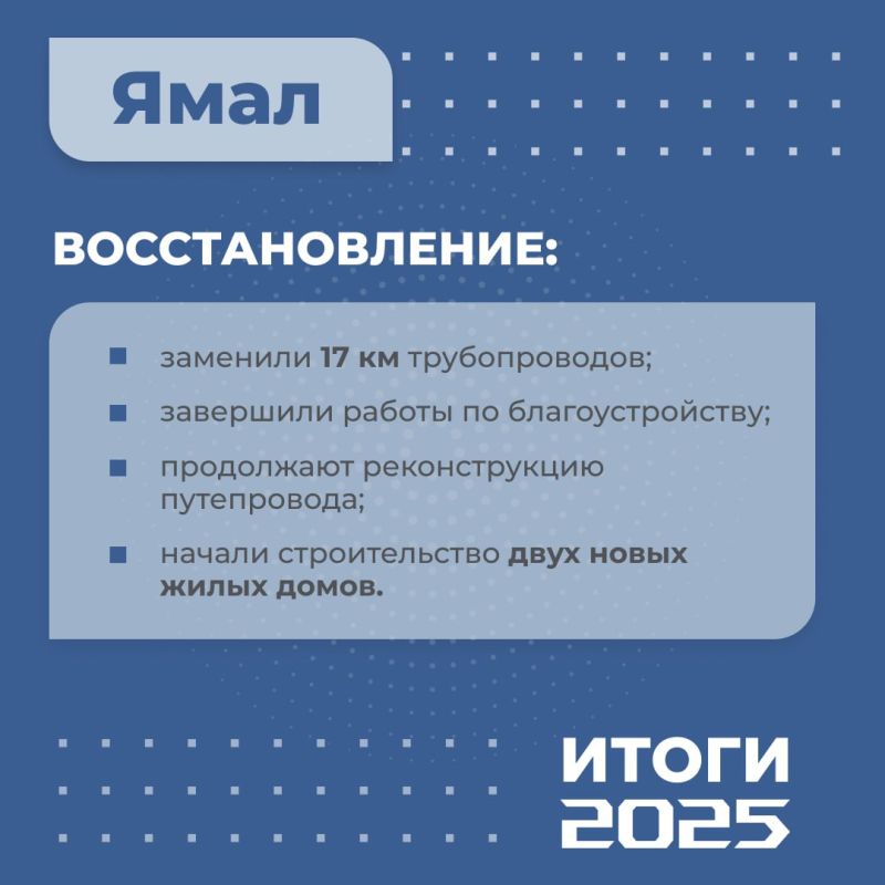 Ямал подвел итоги шефской поддержки Волновахского округа в 2025 году Ямал подвел итоги шефской поддержки Волновахского округа в 2025 году