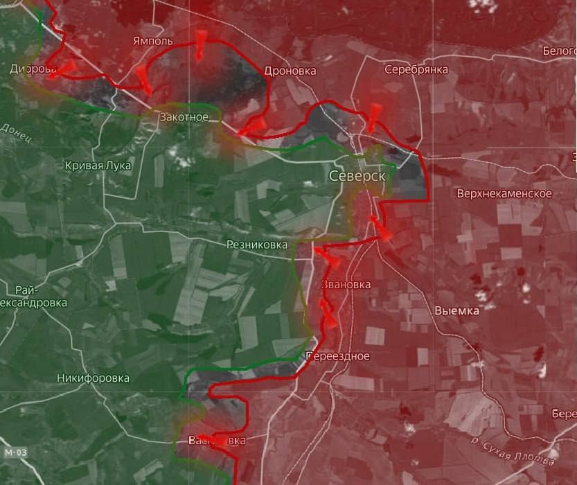 «На Северском направлении российские войска продолжают штурм одноименного города