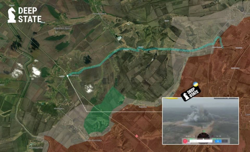 Юлия Витязева: Украинские военные опубликовала кадры подрыва дамбы в Приволье