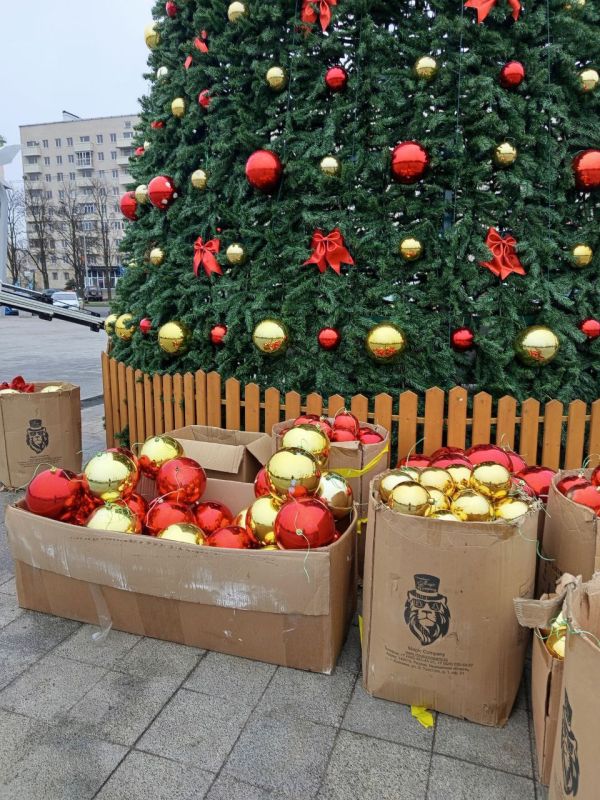 До Нового года - 22 дня. На площади Ленина украшают елку До Нового года - 22 дня. На площади Ленина украшают елку