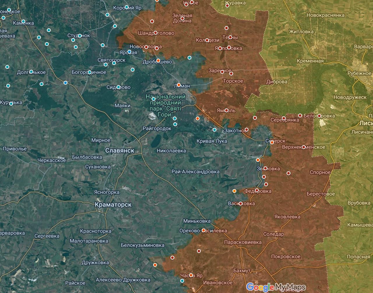 Российские войска фактически взяли Северск — город почти полностью под их контролем