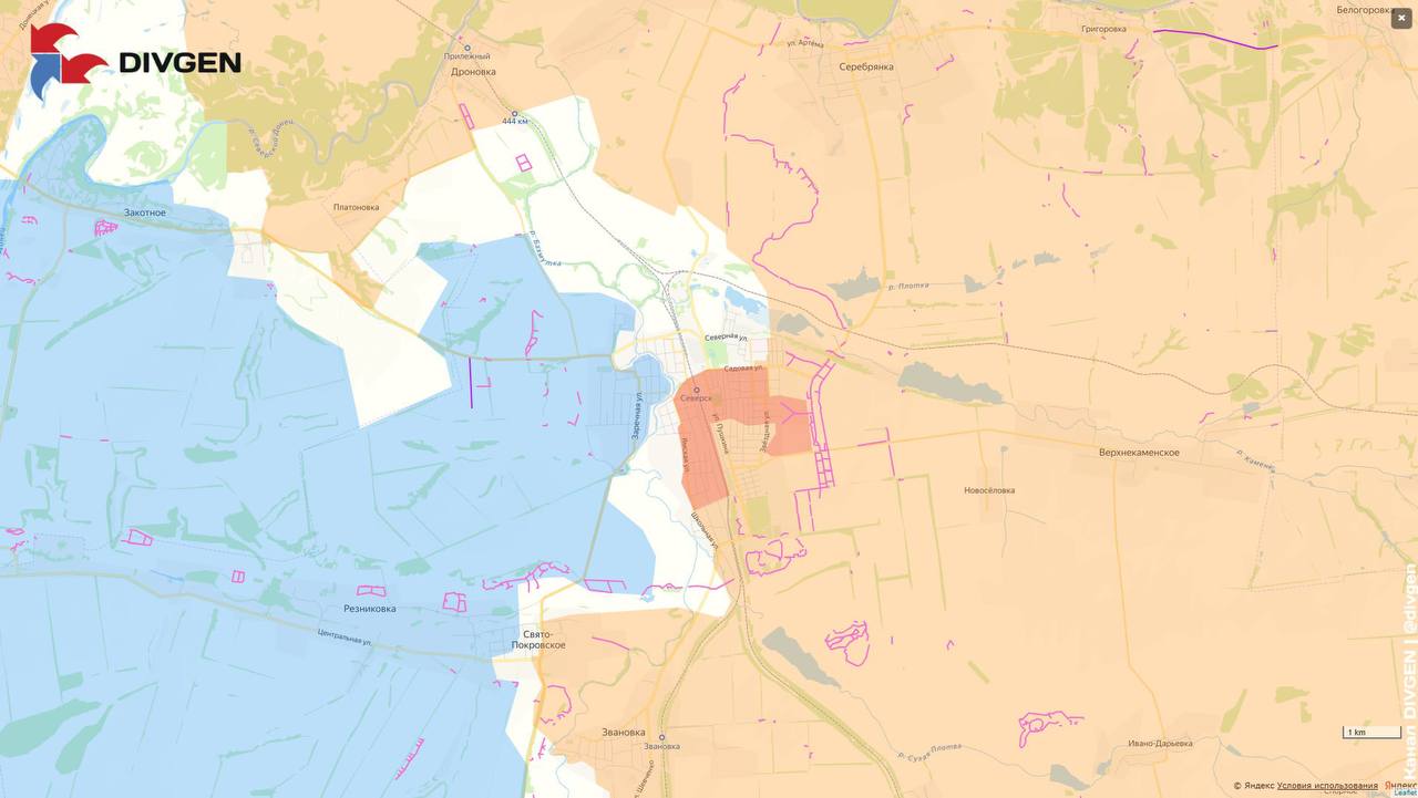 Изменения на карте за прошедшие сутки: