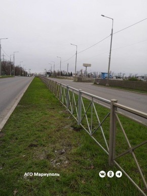 В Мариуполе на улице Куприна специалисты повысили безопасность дорожного движения