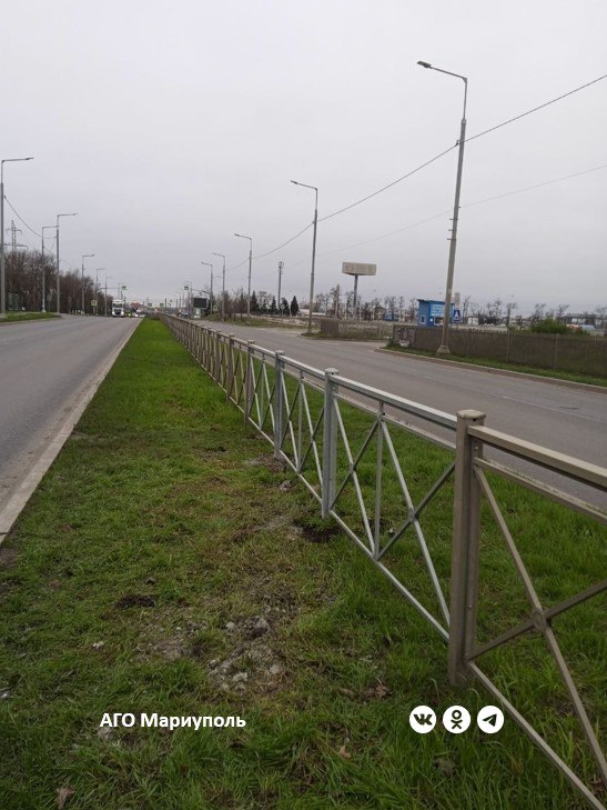 В Мариуполе на улице Куприна специалисты повысили безопасность дорожного движения