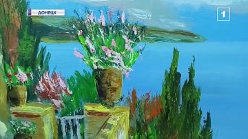 Выставка «Русский пейзаж» открылась в республиканской библиотеке для юношества