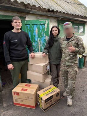 Работа Мариупольского штаба #МЫВМЕСТЕ не знает пауз! При поддержке Народной дружины в вопросах логистики, мы смогли обеспечить роту огневой поддержки всем необходимым