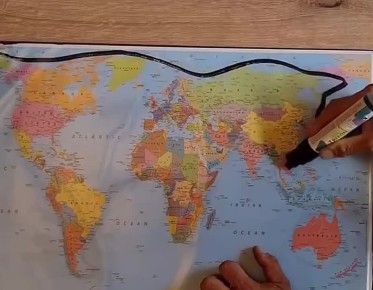 Как увидеть шерстяного в карте мира? Да вот так!