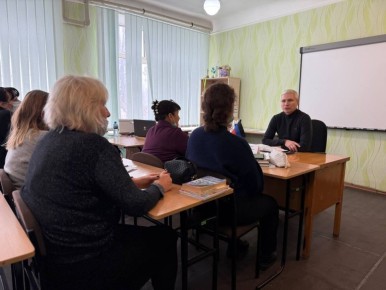 Сегодня, 10 декабря провёл встречу с трудовым коллективом ГБОУ «Школа № 151 г. о. Донецк»