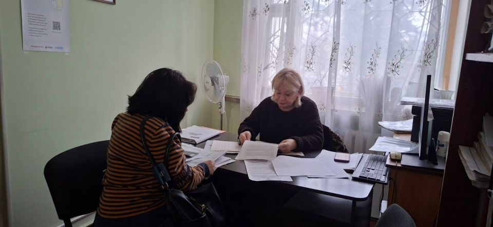 Денис Зубов: Прием представителями СФР в Иловайске Денис Зубов: Прием представителями СФР в Иловайске