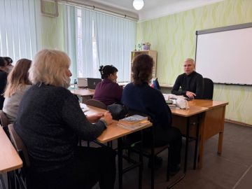 Сегодня, 10 декабря провёл встречу с трудовым коллективом ГБОУ «Школа № 151 г. о. Донецк»